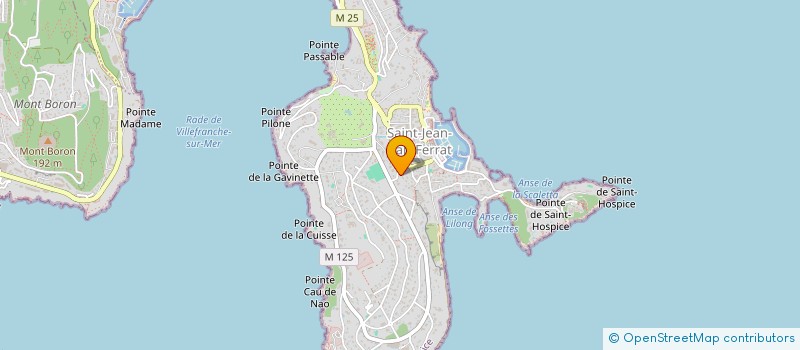 localisation de l'entreprise MADAME CLAIRE POITEVIN  SAINT-JEAN-CAP-FERRAT