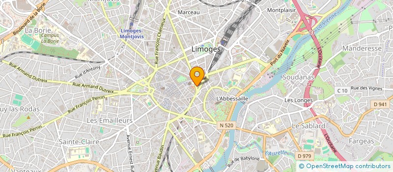 localisation de l'entreprise MADAME CLAIRE POLA  LIMOGES
