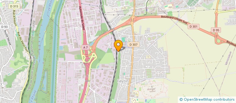 localisation de l'entreprise MADAME CLAIRE POMARES  FEYZIN