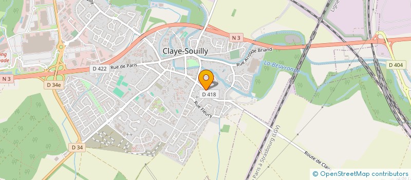 localisation de l'entreprise MADAME CLAIRE PONCELET  CLAYE-SOUILLY