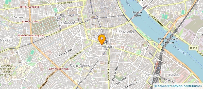 localisation de l'entreprise MADAME CLAIRE PORCHER  BORDEAUX