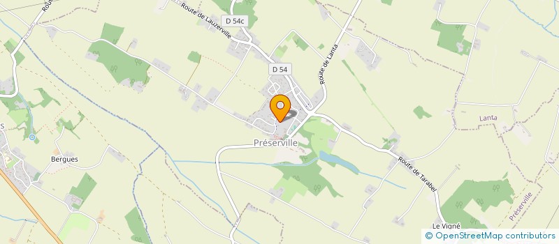 localisation de l'entreprise MADAME CLAIRE POUDEROUX  PRESERVILLE