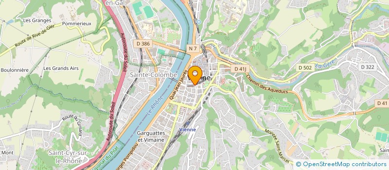 localisation de l'entreprise MADAME CLAIRE PRESTAL GOUTAUDIER à VIENNE