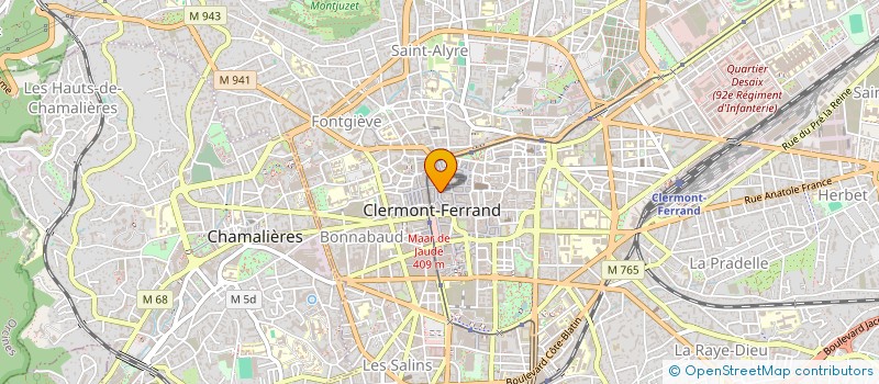 localisation de l'entreprise MADAME CLAIRE PREYNAT à CLERMONT-FERRAND