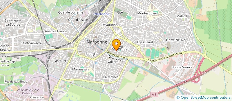 localisation de l'entreprise MADAME CLAIRE PROUZET à GRUISSAN
