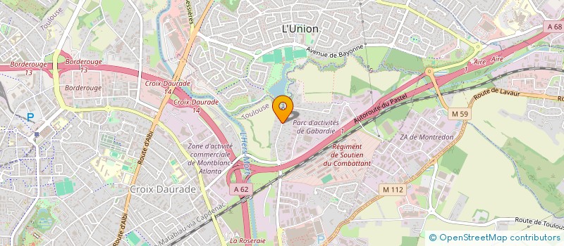 localisation de l'entreprise MADAME CLAIRE PUCHOL  TOULOUSE