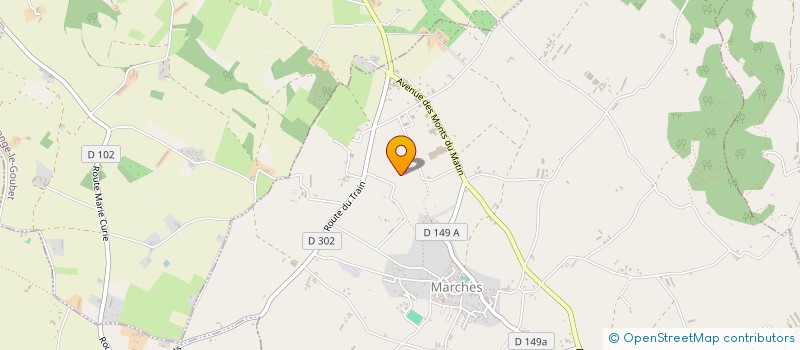 localisation de l'entreprise MADAME CLAIRE PUNTI  MARCHES