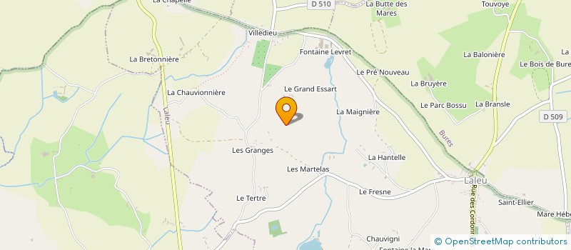 localisation de l'entreprise MADAME CLAIRE QUERTEUX à LALEU