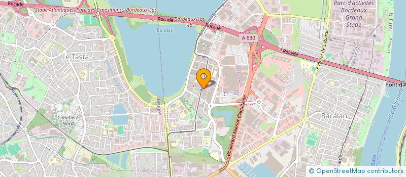 localisation de l'entreprise MADAME CLAIRE RABET  BORDEAUX