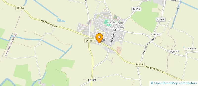 localisation de l'entreprise MADAME CLAIRE RABILLER  SAINT-JEAN-DE-LIVERSAY