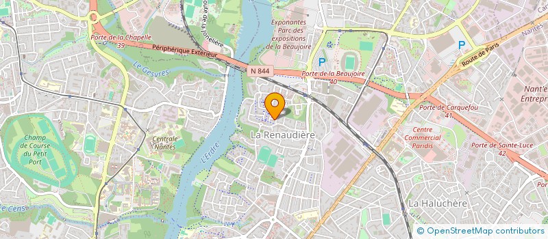 localisation de l'entreprise MADAME CLAIRE RABILLIER  NANTES