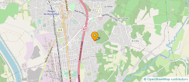 localisation de l'entreprise MADAME CLAIRE RADIGOIS  CHANAS