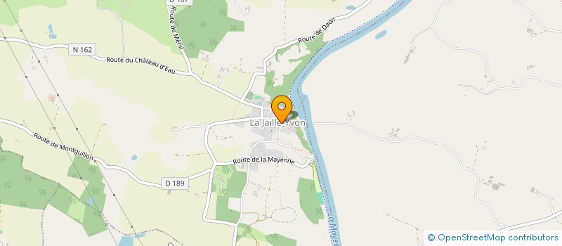 localisation de l'entreprise MADAME CLAIRE RAME  LA JAILLE-YVON