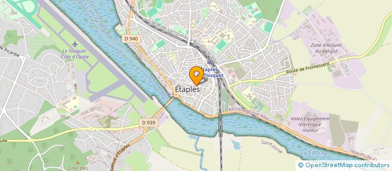 localisation de l'entreprise MADAME CLAIRE RAMET à ETAPLES