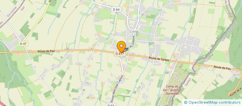 localisation de l'entreprise MADAME CLAIRE REBOUISSOUX  GER