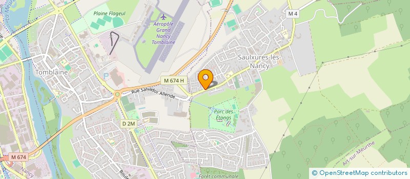 localisation de l'entreprise MADAME CLAIRE REBUSSI  SAULXURES-LES-NANCY