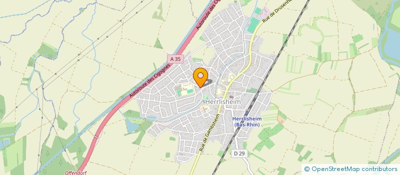 localisation de l'entreprise MADAME CLAIRE REIBEL  HERRLISHEIM