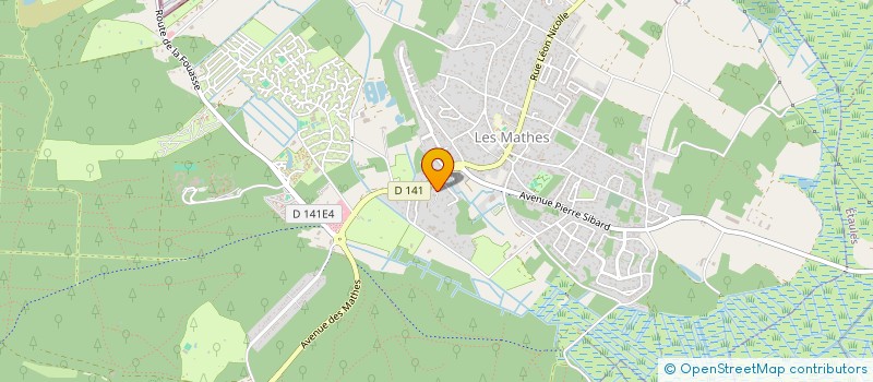 localisation de l'entreprise MADAME CLAIRE REICHELT  LES MATHES