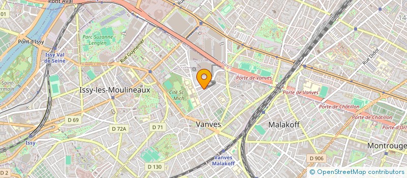 localisation de l'entreprise MADAME CLAIRE REINCKE  VANVES