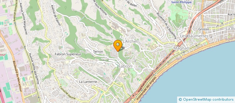 localisation de l'entreprise MADAME CLAIRE RELIAUD  NICE