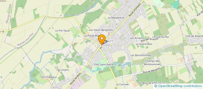 localisation de l'entreprise MADAME CLAIRE RENARD à CLERY-SAINT-ANDRE
