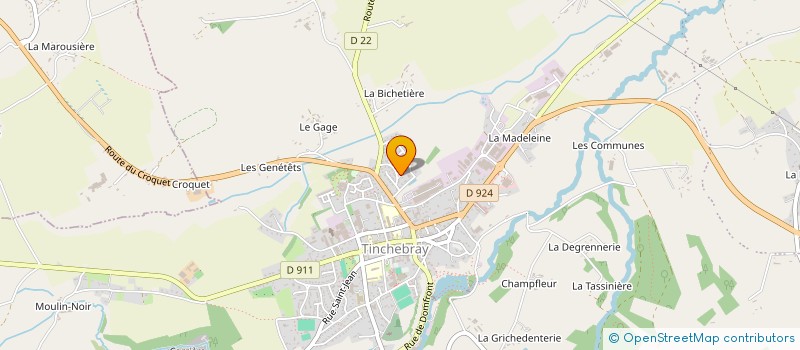 localisation de l'entreprise MADAME CLAIRE RENAULT à TINCHEBRAY-BOCAGE