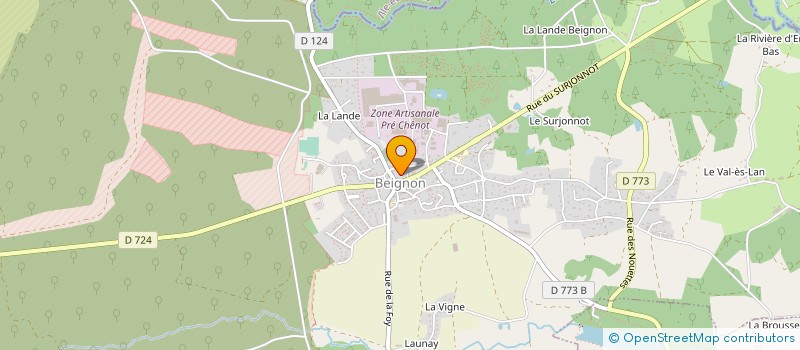 localisation de l'entreprise MADAME CLAIRE RENET  LAHONCE