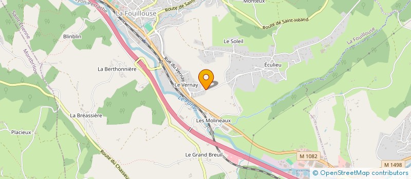 localisation de l'entreprise MADAME CLAIRE REVIL  LA FOUILLOUSE