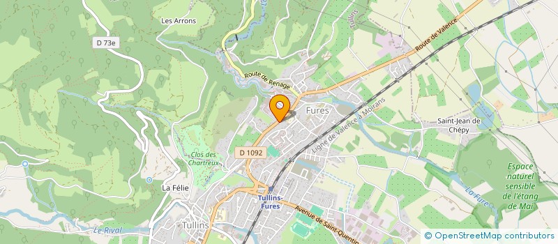 localisation de l'entreprise MADAME CLAIRE REVOL-BUISSON  TULLINS