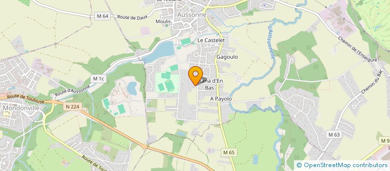 localisation de l'entreprise MADAME CLAIRE RIAUDO à AUSSONNE