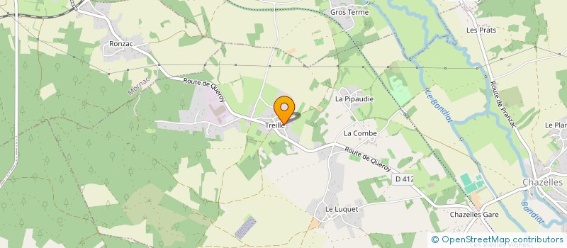 localisation de l'entreprise MADAME CLAIRE RIBIER à CHAZELLES