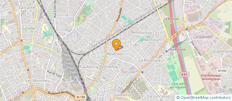 localisation de l'entreprise MADAME CLAIRE RICARD à TOULOUSE