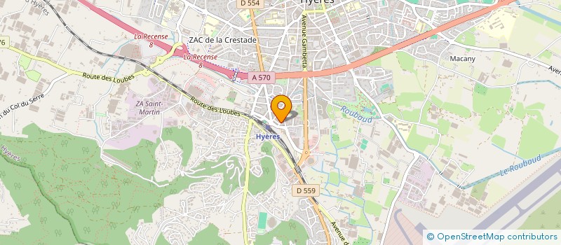 localisation de l'entreprise MADAME CLAIRE RICHARDSON  HYERES