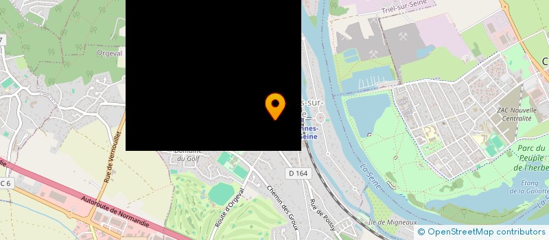 localisation de l'entreprise MADAME CLAIRE RICOLLEAU  VERNEUIL-SUR-SEINE