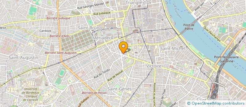 localisation de l'entreprise MADAME CLAIRE RIEUSSET  BORDEAUX