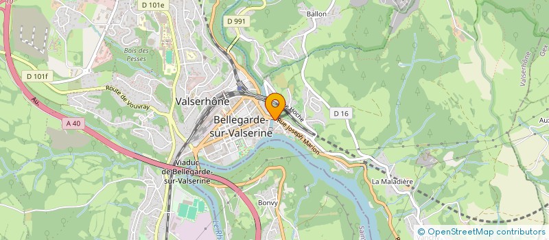localisation de l'entreprise MADAME CLAIRE RIGOLLET à VALSERHONE