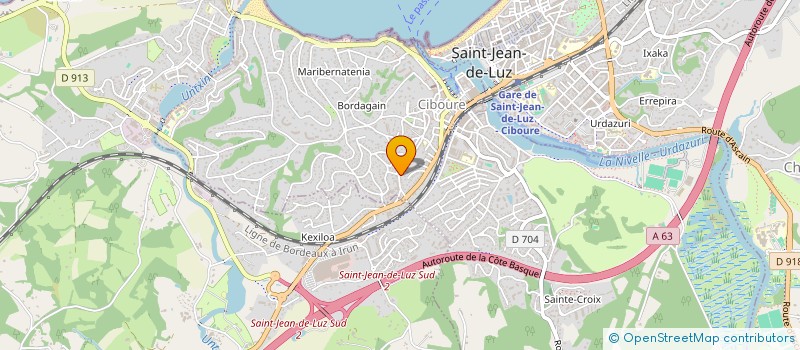 localisation de l'entreprise MADAME CLAIRE RINGOT  CIBOURE