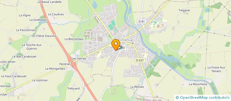 localisation de l'entreprise MADAME CLAIRE ROBIDOU  TINTENIAC