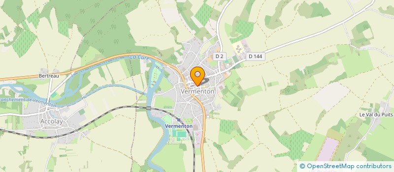 localisation de l'entreprise MADAME CLAIRE ROCHEREUX  VERMENTON