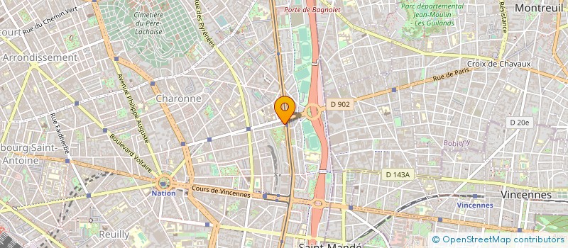 localisation de l'entreprise MADAME CLAIRE RODIERE  PARIS