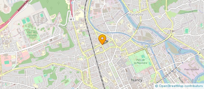 localisation de l'entreprise MADAME CLAIRE RODRIGUES  NANCY