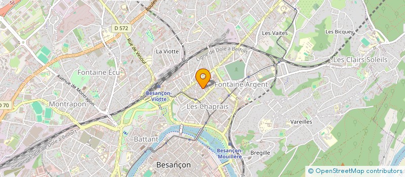 localisation de l'entreprise MADAME CLAIRE ROHART  BESANCON