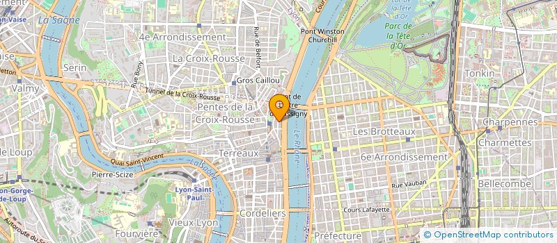 localisation de l'entreprise MADAME CLAIRE ROLLAND à LYON