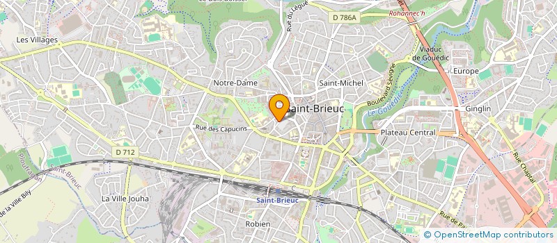 localisation de l'entreprise MADAME CLAIRE ROLLAND à SAINT-BRIEUC