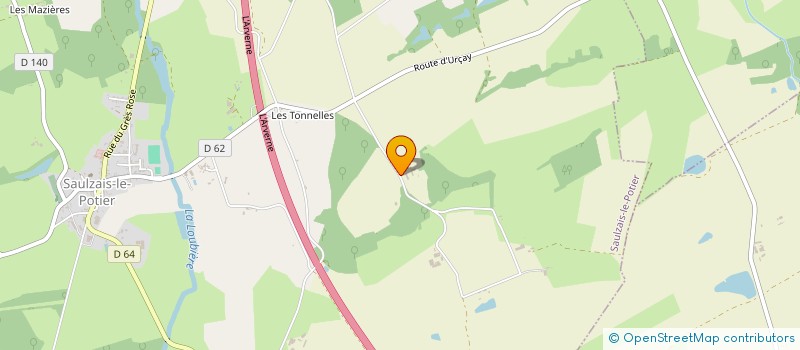 localisation de l'entreprise MADAME CLAIRE ROMERO  SAULZAIS-LE-POTIER