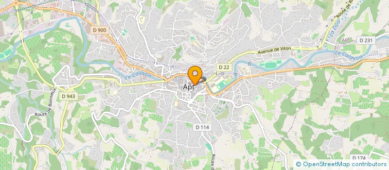 localisation de l'entreprise MADAME CLAIRE ROUAULT DE COLIGNY  APT