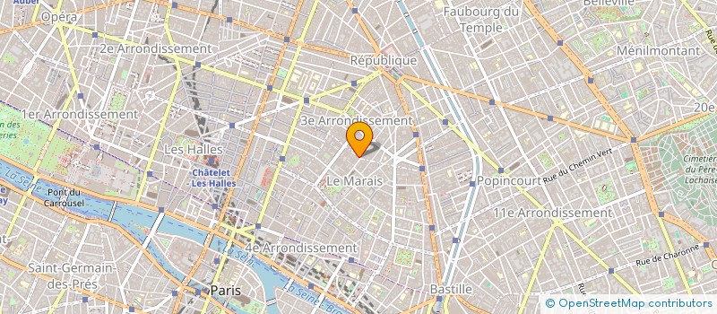 localisation de l'entreprise MADAME CLAIRE ROUGER  PARIS