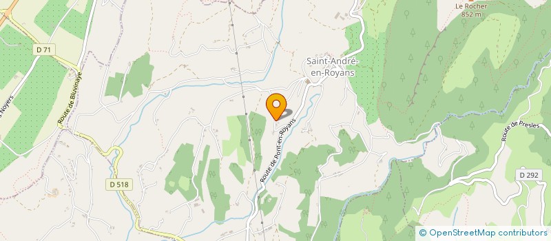 localisation de l'entreprise MADAME CLAIRE ROUPPERT  SAINT-ANDRE-EN-ROYANS