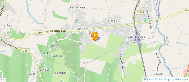 localisation de l'entreprise MADAME CLAIRE ROUTIER  SAINT-YZAN-DE-SOUDIAC