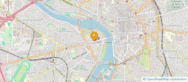 localisation de l'entreprise MADAME CLAIRE ROY  TOULOUSE